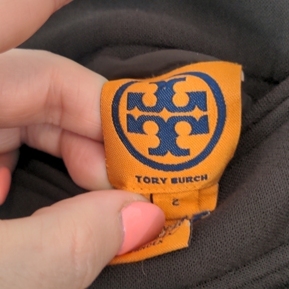 TORY Burch Pencil Skirt Brown 2 - Picture 5 of 9